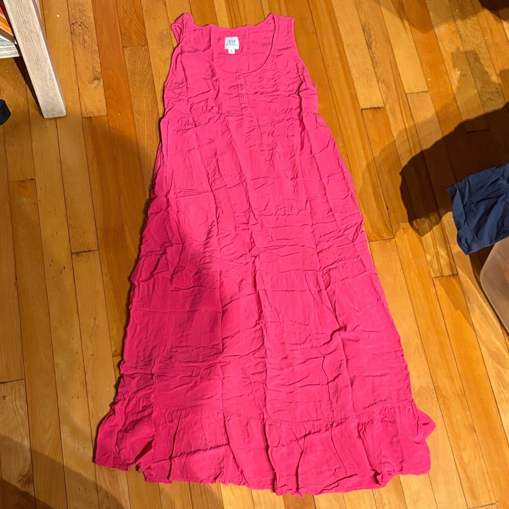 GAP Vibrant Pink Casual Kids Dress